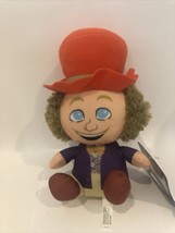 WILLY WONKA &amp; THE CHOCOLATE FACTORY 8 inch PLUSH FIGURE - TOY FACTORY New - $17.95