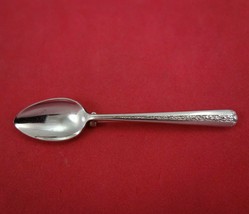 Rambler Rose by Towle Sterling Silver Salt Spoon Pin 2 1/4&quot; Vintage - £37.88 GBP