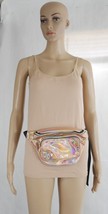 Shiny Pink Holographic Rave Fanny Pack  Waist Bag Rave Festival Wear One... - £19.91 GBP