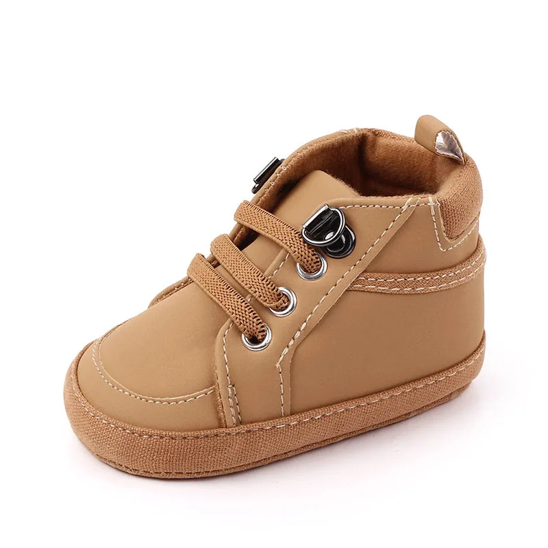 PU Leather Baby Shoes Newborn Boy Girl First Walkers Soft Soles Crib Infant  Non - £113.69 GBP