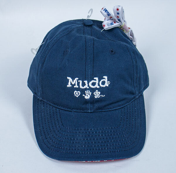 MUDD GIRLS YOUTH NWT NAVY BLUE BASEBALL CAP HAT ADJUSTABLE &amp; SHOESTRINGS... - $3.95