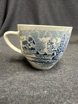 Wedgwood England Countryside Blue Enoch White Tea Coffee Cup Vintage - $6.91 CAD