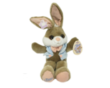 VINTAGE 1990 APPLAUSE PETER COTTONTAIL BUNNY RABBIT STUFFED ANIMAL PLUSH... - $37.05