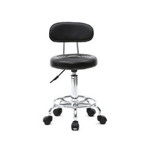 Rolling Adjustable Swivel Round Stool Tattoo Facial Massage Spa Salon Chair Us - £55.03 GBP