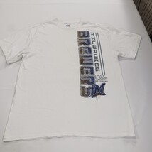 Milwaukee Brewers MLB Genuine Merchandise Men's White Graphic T-Shirt Size XL image 8