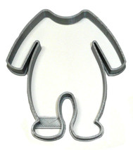 Footie Pajamas Infant Footed Sleepwear Clothing Garment Cookie Cutter USA PR2465 - £2.39 GBP