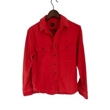 L.L. Beam Cotton Fleece Shirt Button-down Front Pockets Long Sleeve Size... - $555.02 MXN