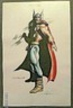 MARK TEXEIRA (THE MIGHTY THOR) HARD COLOR ORIGINAL DRAWING   (MARVEL COM... - $494.99