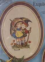Paragon Exquisite Hummel Stitchery No 0364 The Umbrella Children 1975 - £34.56 GBP