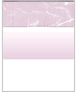 75 Blank Check Stock Paper Check on Top - Burgundy Marble - $7.83