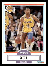 1990-91 Fleer #94 Byron Scott Los Angeles Lakers - £1.59 GBP