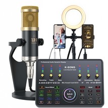 Podcast Device Suit Audio Interface With Heart-Shaped Design Bm800 Micro... - $167.00