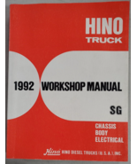 1992 HINO Truck SG Workshop Service Repair Manual OEM Chassis Body Elect... - £77.76 GBP