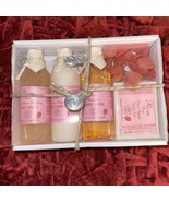 Erbario Toscano ROSE Rosa Gift Set 3.36 oz Body Foam Milk Shampoo Soap I... - £27.67 GBP