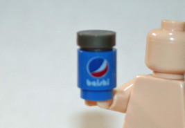 Building Block Pepsi Cola Soda Pop Cans Minifigure Custom - £0.78 GBP