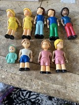 LOT OF 9 Little Tikes Dollhouse Family Dolls Figures - £29.58 GBP