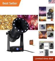 1500W Professional RGB 12LEDs Cannon Machine Electric Confetti Launcher ... - $501.47