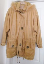 Lloyd Elliots Leather Jacket Coat Country Club Avanti Outerwear Toggle H... - £78.69 GBP