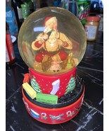 Coca-Cola Santa Musical Motion Train Christmas Snow Globe Hallmar  2001 - $33.56 CAD