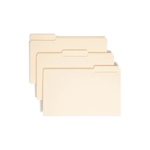 Smead File Folder, 1/3-Cut Tab, Assorted Positions, Legal Size, Manila, 100 per  - £31.77 GBP