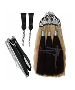 Original Long Horse Hair Dress Sporran With Unique Enamel Cantel - $3,380.65 MXN