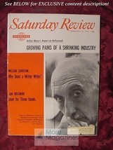 Saturday Review February 25 1961 Francois Mauriac William Saroyan Cyril Smith - £6.89 GBP