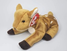 1998 Ty Beanie Baby &quot;Whisper&quot; Retired Baby Deer Fawn BB23 - £7.85 GBP