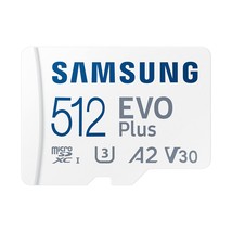 Samsung Evo Plus w/ Sd Adaptor 512GB Micro Sdxc, Up-to 130MB/s, Expanded Storage - £87.86 GBP
