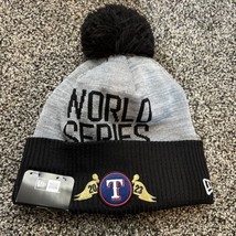 Texas Rangers New Era 2023 World Series Locker Room Cuffed Knit Hat - NWT - £11.79 GBP