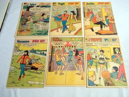 Six 1969-1970 Archie Comic Pin-Up Pages Betty and Veronica, Archie, Jughead - $9.99