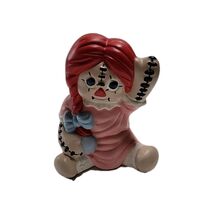 Vintage Raggedy Ann Ceramic Figurine From 1974 Hand Painted Joyce 6 Inch... - $15.28 CAD
