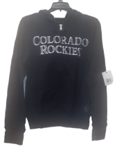 G-III 4her Womens Colorado Rockies Full Zip Mesh Hooded Jacket, Black - XL - £27.24 GBP