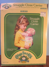 COLECO Cabbage Patch Kids Snuggle Close Carrier with Original Box Vintage - £18.04 GBP
