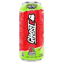 4 Cans of Cherry Limeade GHOST ENERGY Sugar-Free 16Fl Oz Cans  - £18.95 GBP