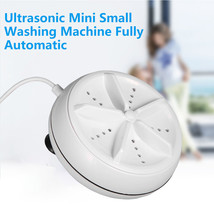 Automatic Mini Ultrasonic Washing Machine Clothes Washer For Home Travel... - $35.99