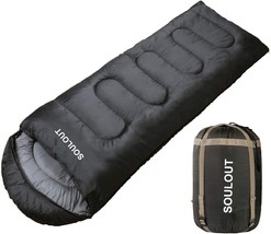 SOULOUT SLEEPING BAG for Kids Adults Indoor/Outdoor DARK GRAY - $29.69