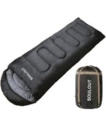 SOULOUT SLEEPING BAG for Kids Adults Indoor/Outdoor DARK GRAY - £23.36 GBP