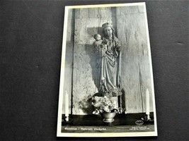 Madonna, Hedared Stave Church Interior View, Sweden– 1950s Real Photo Postcard. - £11.46 GBP
