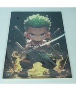 Zoro Luffy Baby One Piece #92 Double-sided Art Board Size A4 8&quot; x 11&quot; Wa... - £30.92 GBP