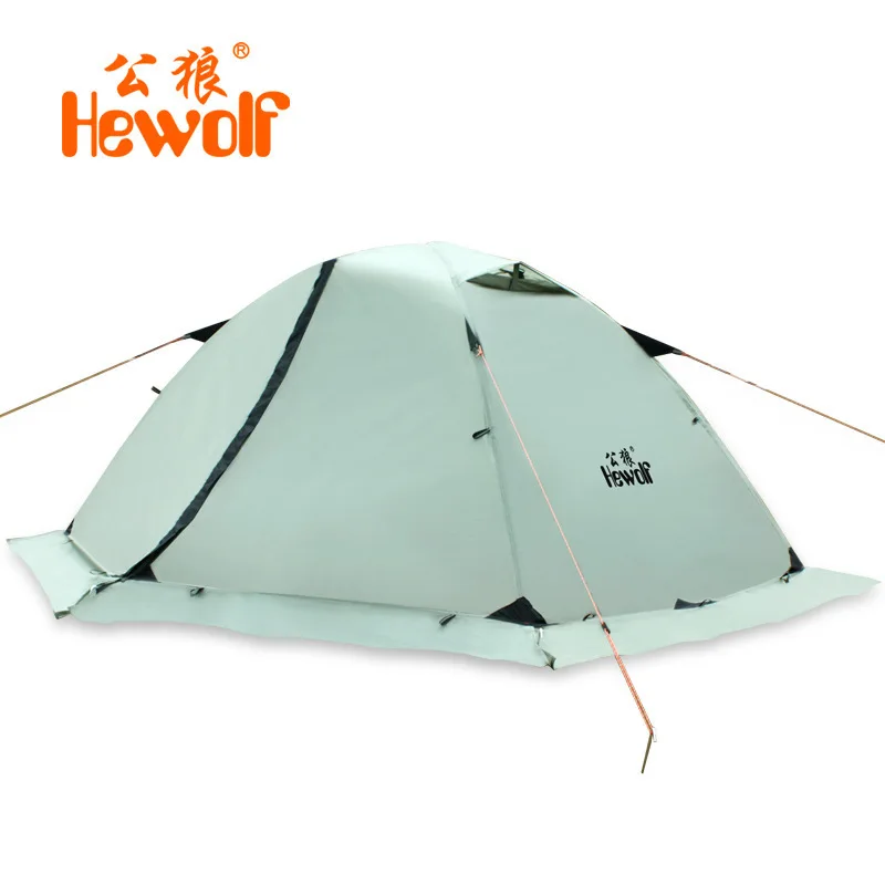 Hewolf 2 Person Waterproof Camping Tent For Outdoor Recreation Double Layer 4 - £85.49 GBP+