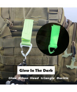 Glow Buckle Key Chain Strap Snap Plastic Clip Hook Outdoor Carabiner Cam... - £6.88 GBP+