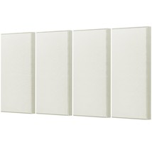 4 PCS Acoustic Wall Panels 2 in Thick 23.6 x 11.8 in Self-adhesive Beige - €110,68 EUR