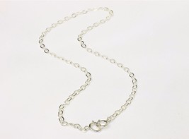 Solid Sterling Silver Link Necklace chian 14&quot; 16&quot; 18&quot; 20&quot; 22&quot; 24&quot;  26&quot; 28&quot; 30&quot; - £7.95 GBP