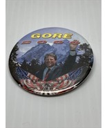Al Gore 2000 Presidential Election Campaign Button Pin KG Political Moun... - €7,66 EUR