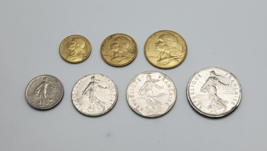 France  Coins Lot Years 70&#39;s ~ Circulated Coin set - $149.08 MXN