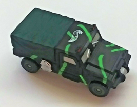 Hot Wheels Micro Black &amp; Green Version of Military Hummer / Humvee Truck. - £5.44 GBP