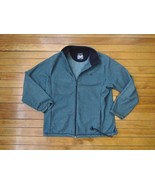 Polar Dogs By Big Dogs Jacket Mens L Teal Blue Fleece Full Zip Long Slee... - $352.04 MXN