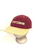Craftsman Vintage Snapback Cap Hat Made In USA - £33.26 GBP