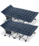 Folding Camping Cots for Adults, 2 Pack Heavy Duty cot with Carry Bag, P... - $7,272.78 MXN