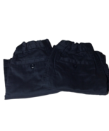 Old Navy Boys Chino Shorts Size 6 Adjustable Waist Blue Uniform Lot of 2 - $12.00